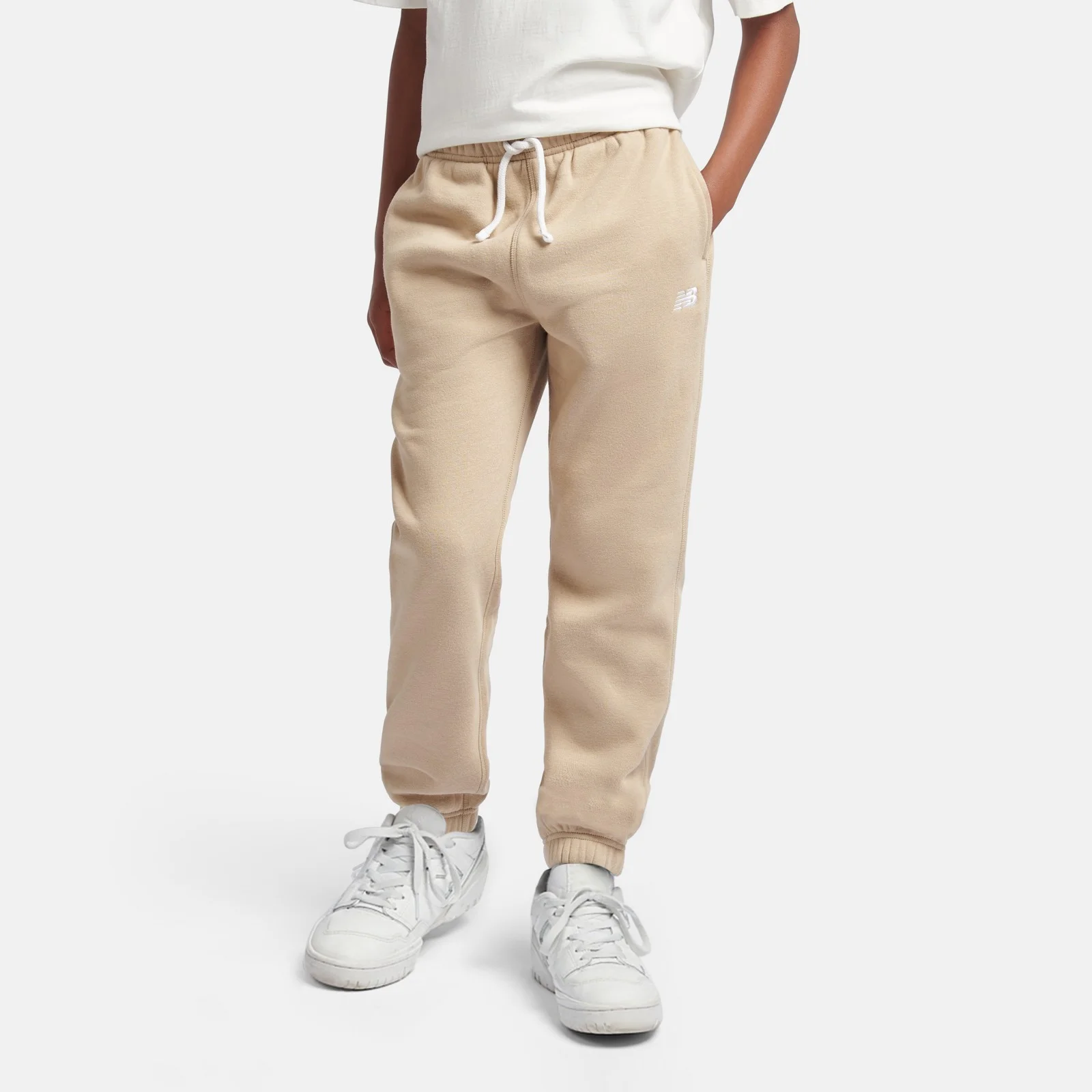 Pantalone jogger garzato con logo - Immagine 5