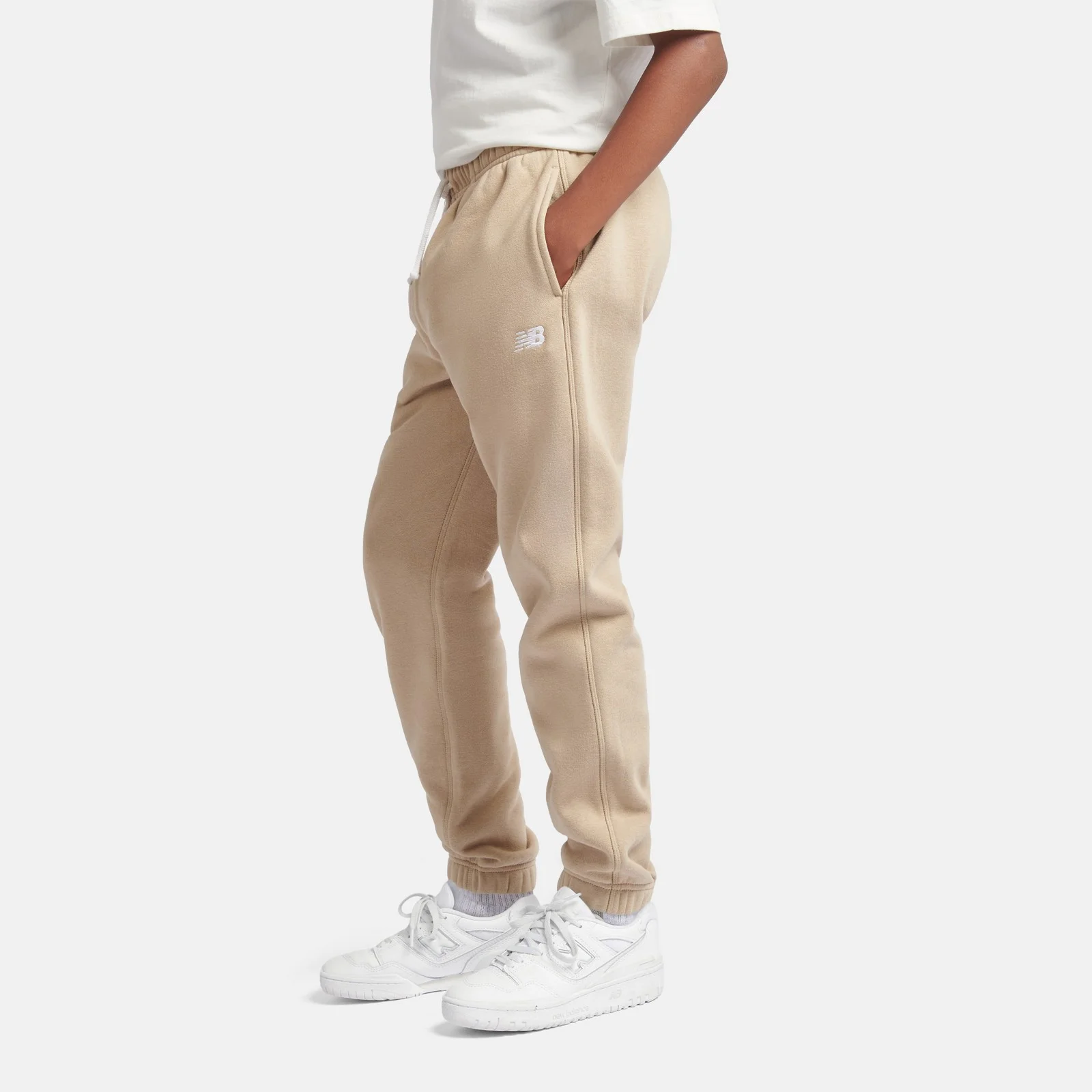 Pantalone jogger garzato con logo - Immagine 6