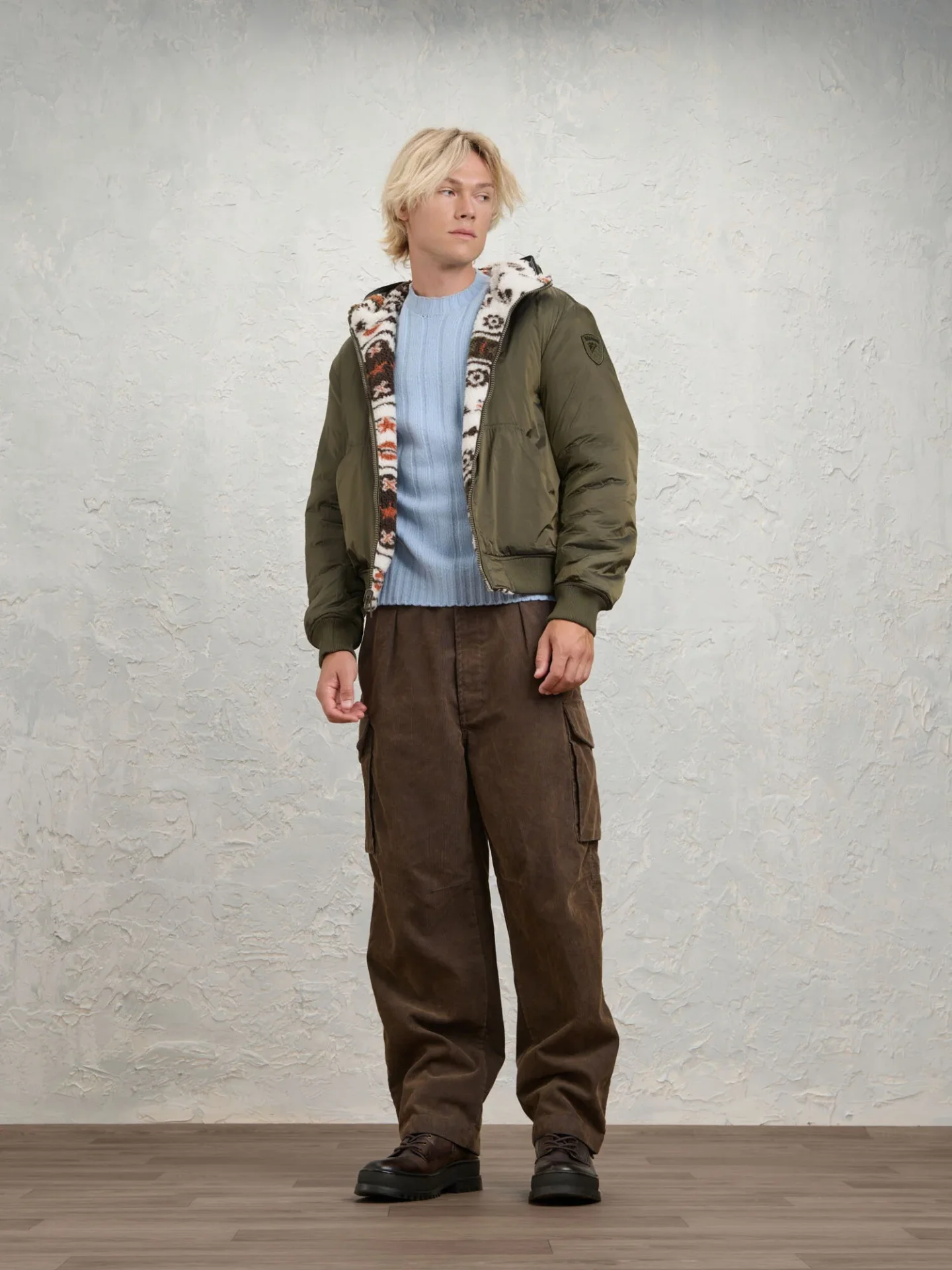 Bomber reversibile in nylon e pile Beecher - Immagine 3