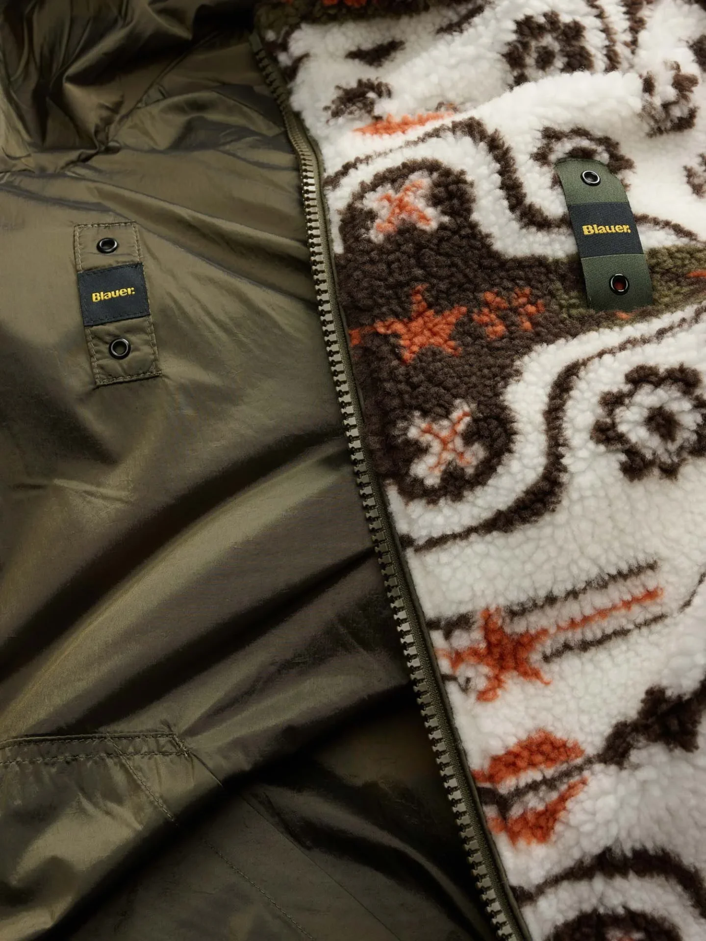 Bomber reversibile in nylon e pile Beecher - Immagine 5