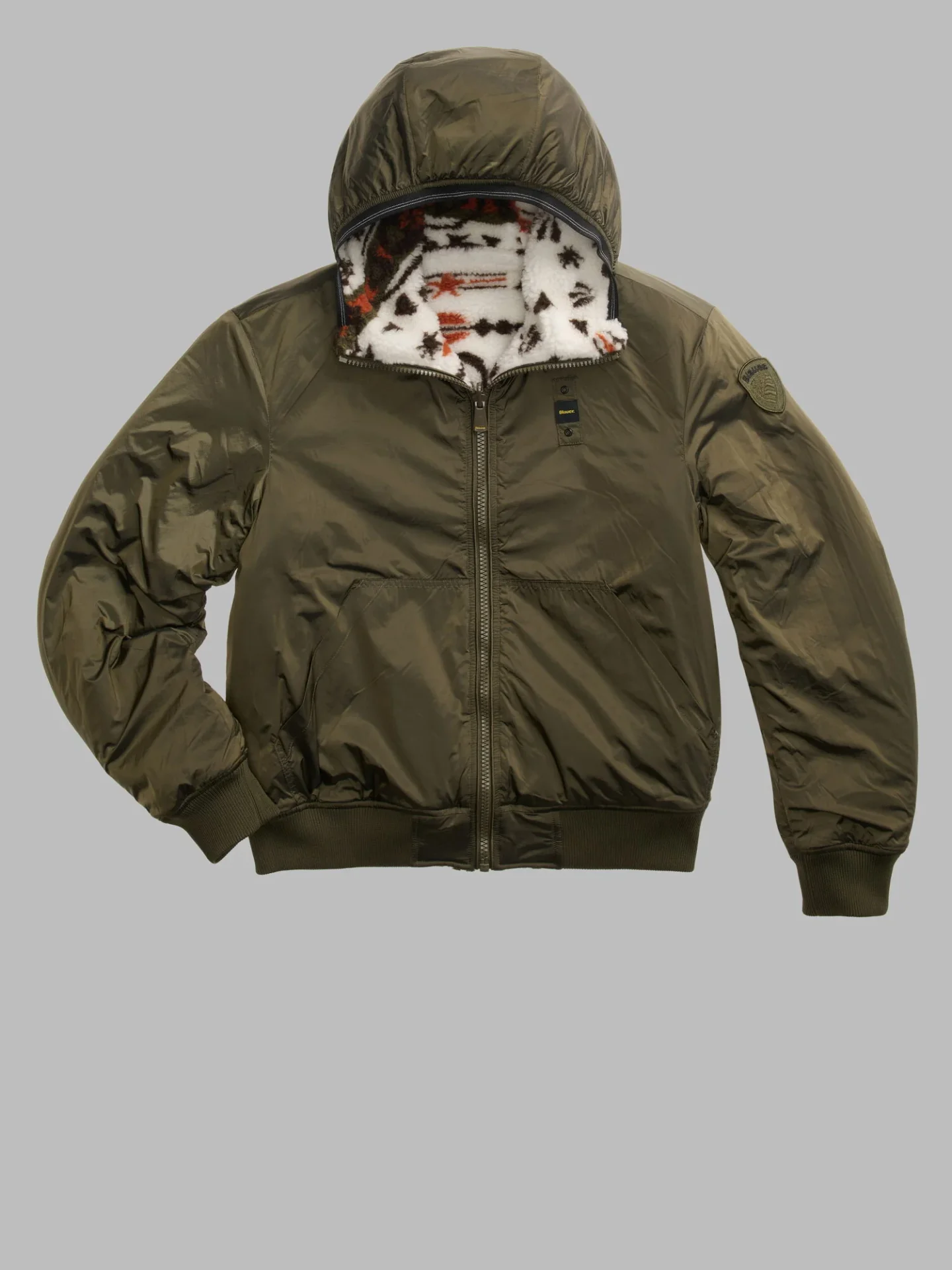 Bomber reversibile in nylon e pile Beecher - Immagine 6