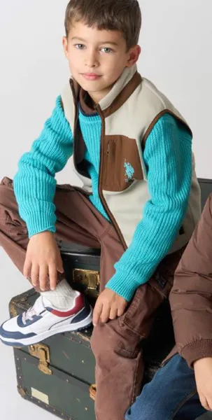 Maglione a costa inglese