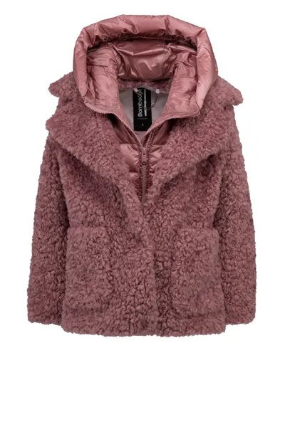 Cappotto monopetto in ecopelliccia
