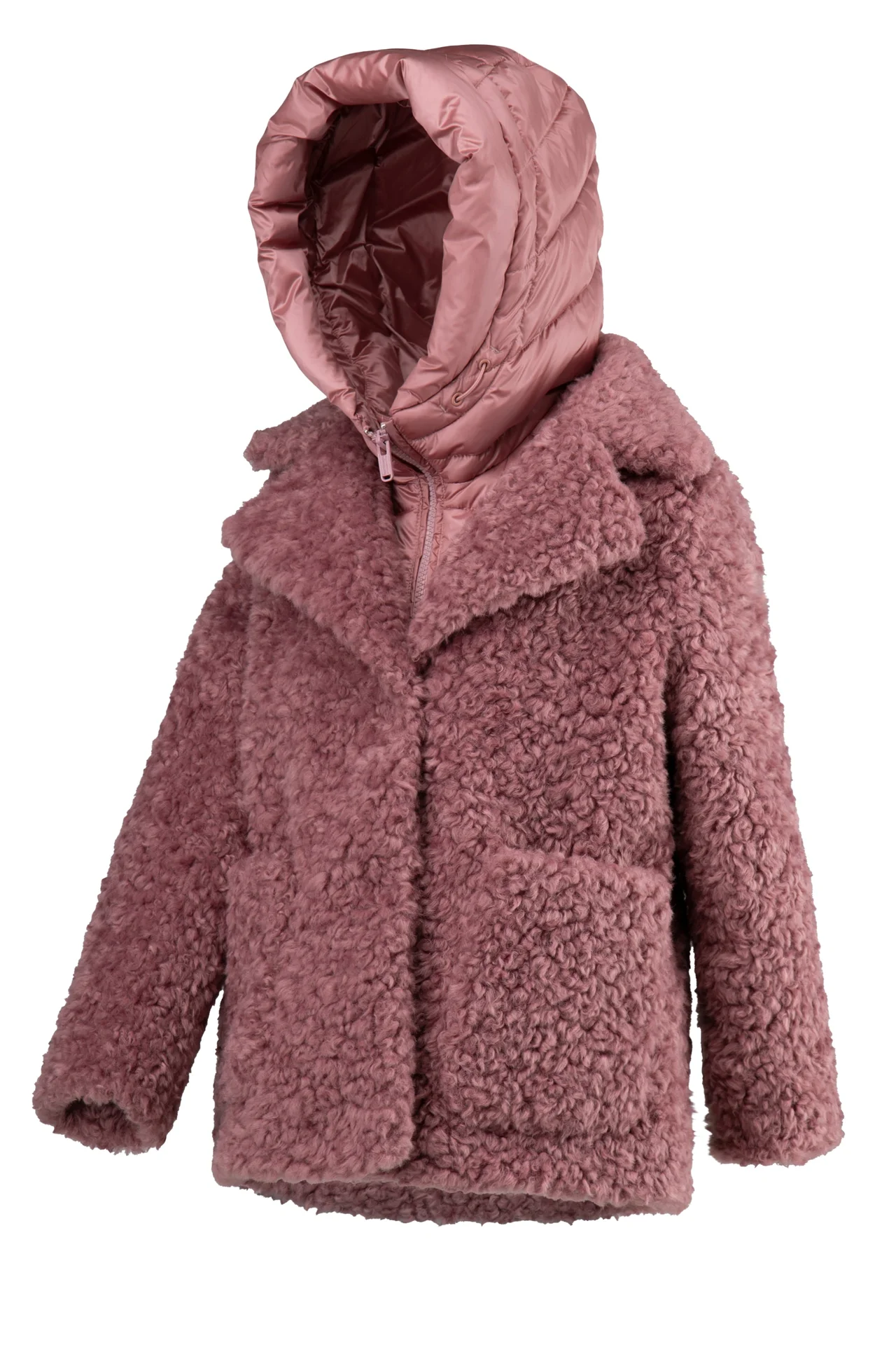 Cappotto monopetto in ecopelliccia - Immagine 2