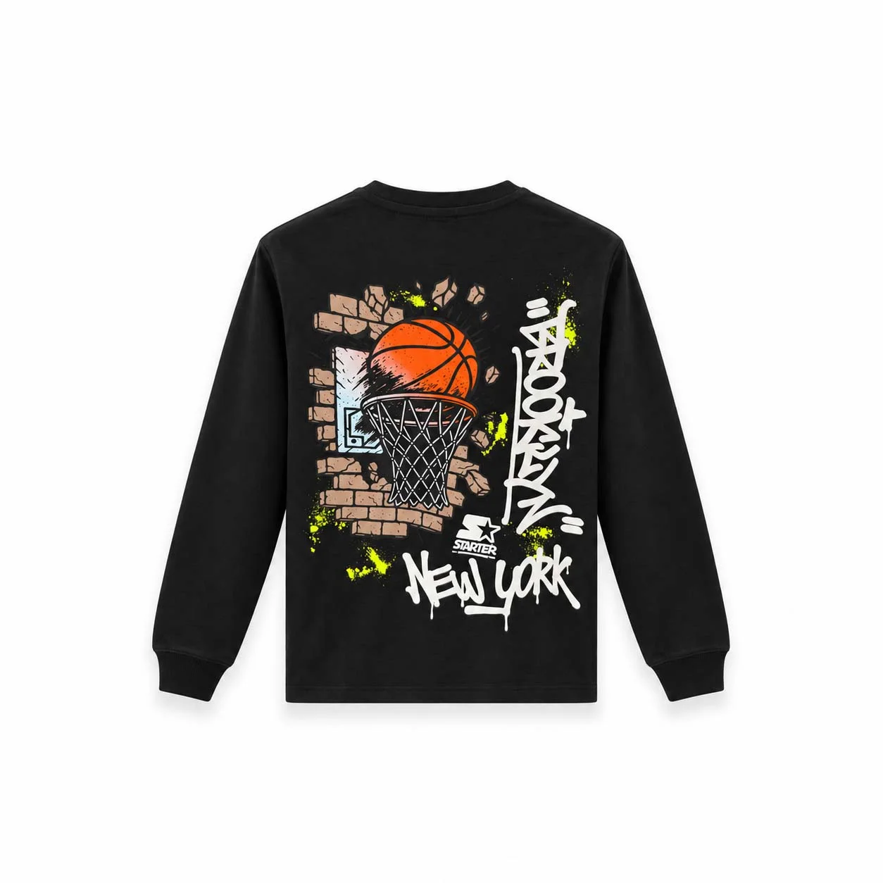 T-shirt a maniche lunghe Brooklyn Hoops - Image 2