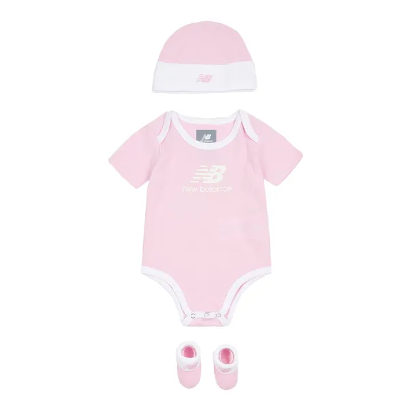 Set neonato body, scarpine e cappellino