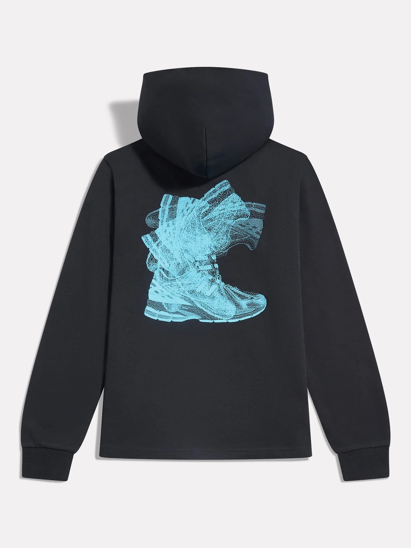 Felpa con cappuccio e grafica sul retro - Immagine 2