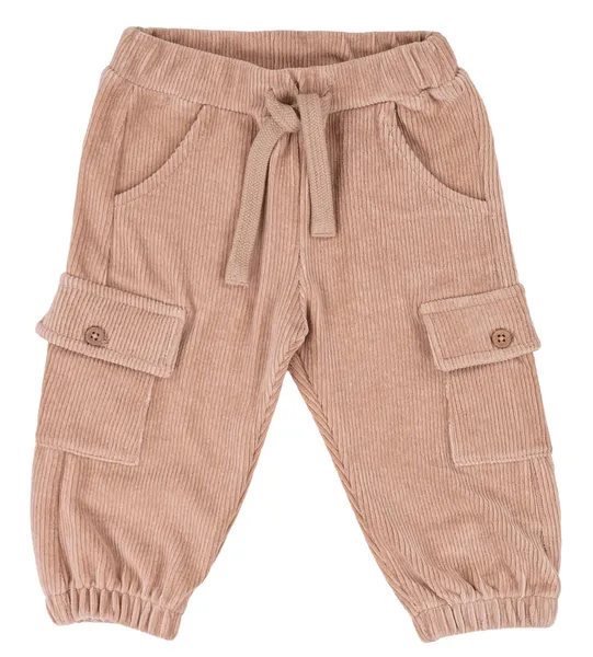 Pantalone cargo in velluto a coste