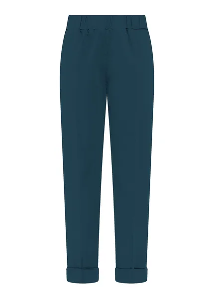 Pantalone dritto con risvolto