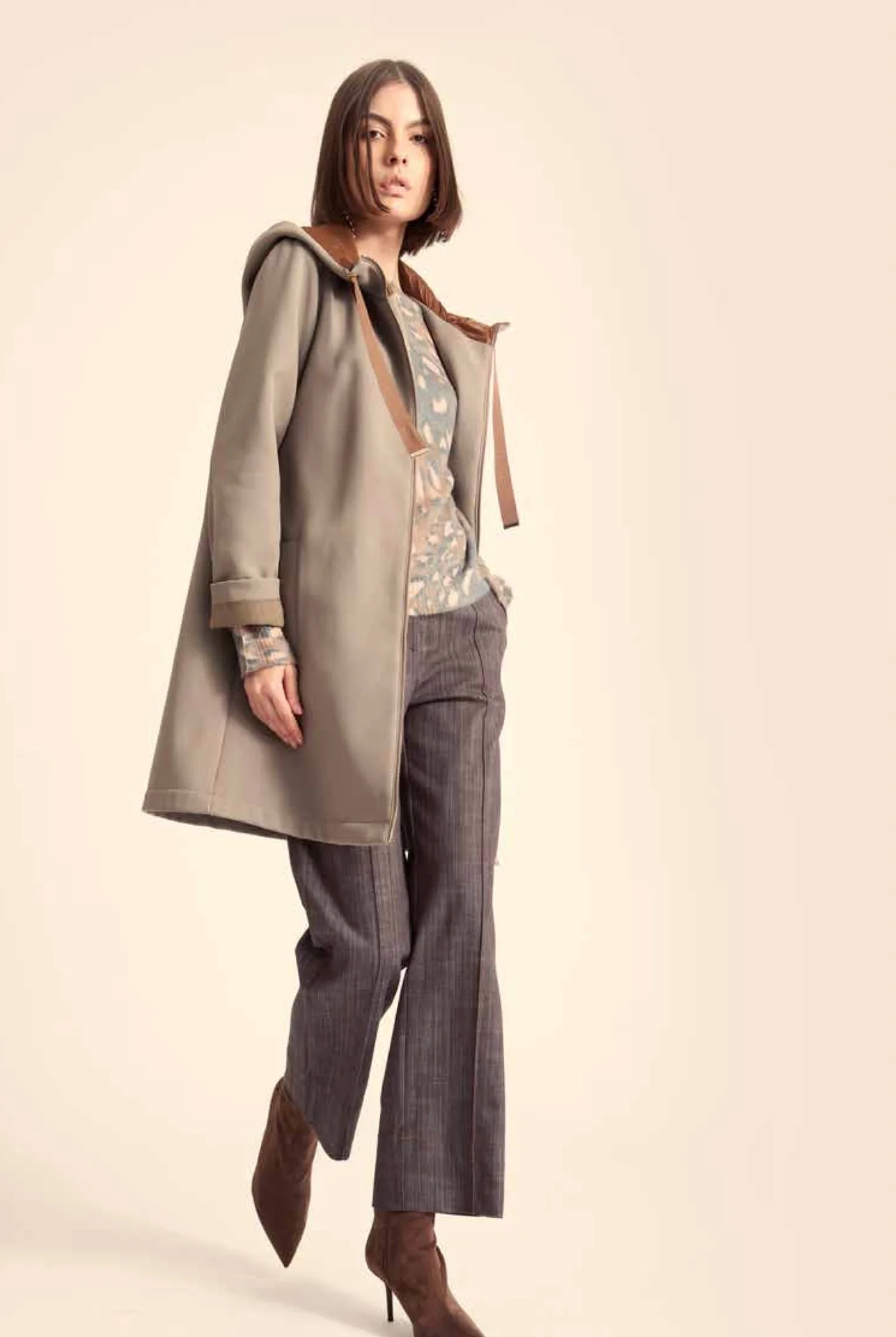 Pantalone jeans bootcut con nervatura - Immagine 2