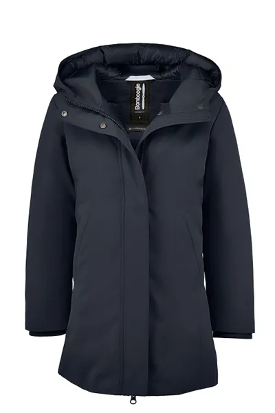 Parka imbottito da bambina con vestibilità slim