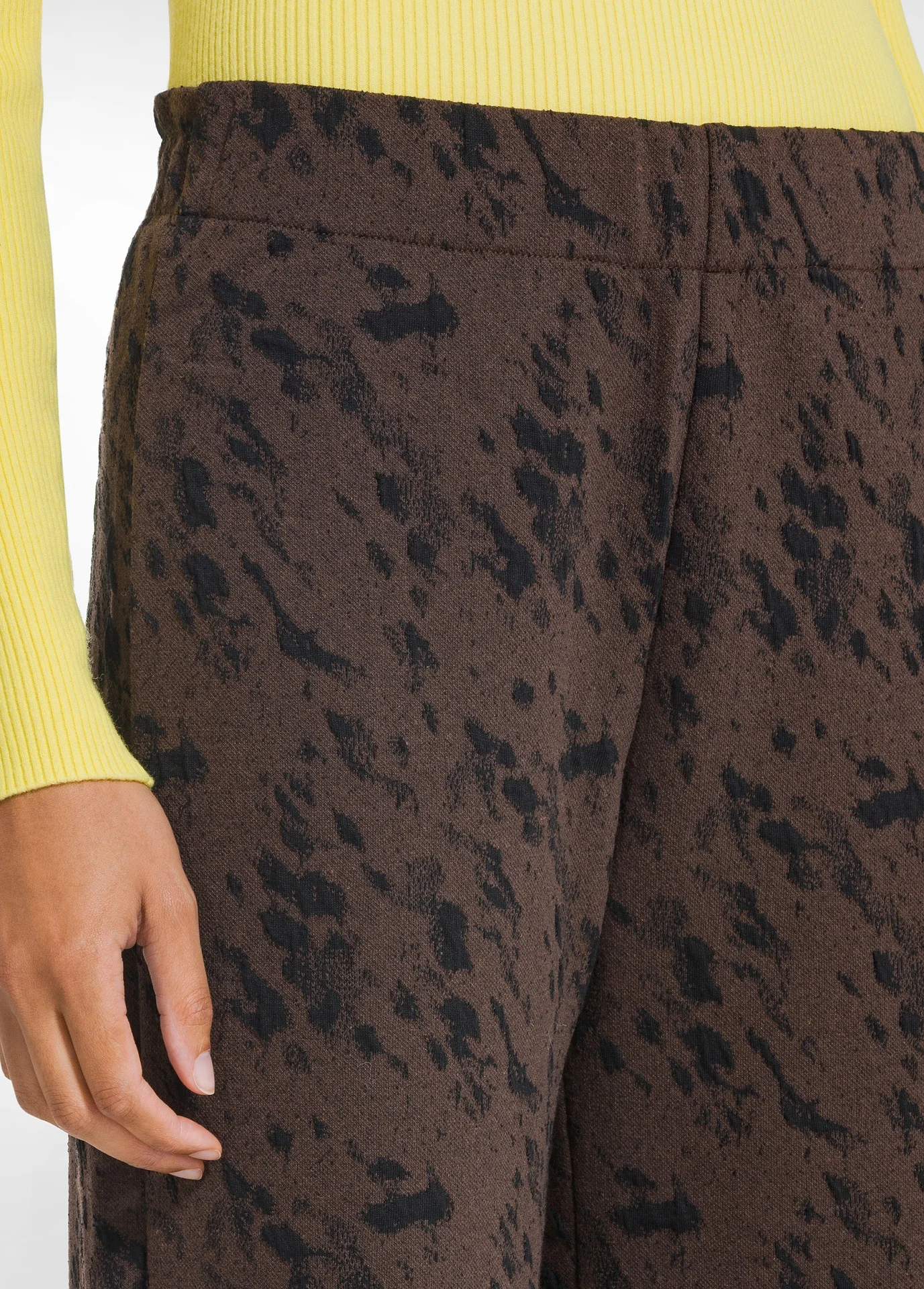 Pantaloni a gamba dritta effetto matelassé - Immagine 4