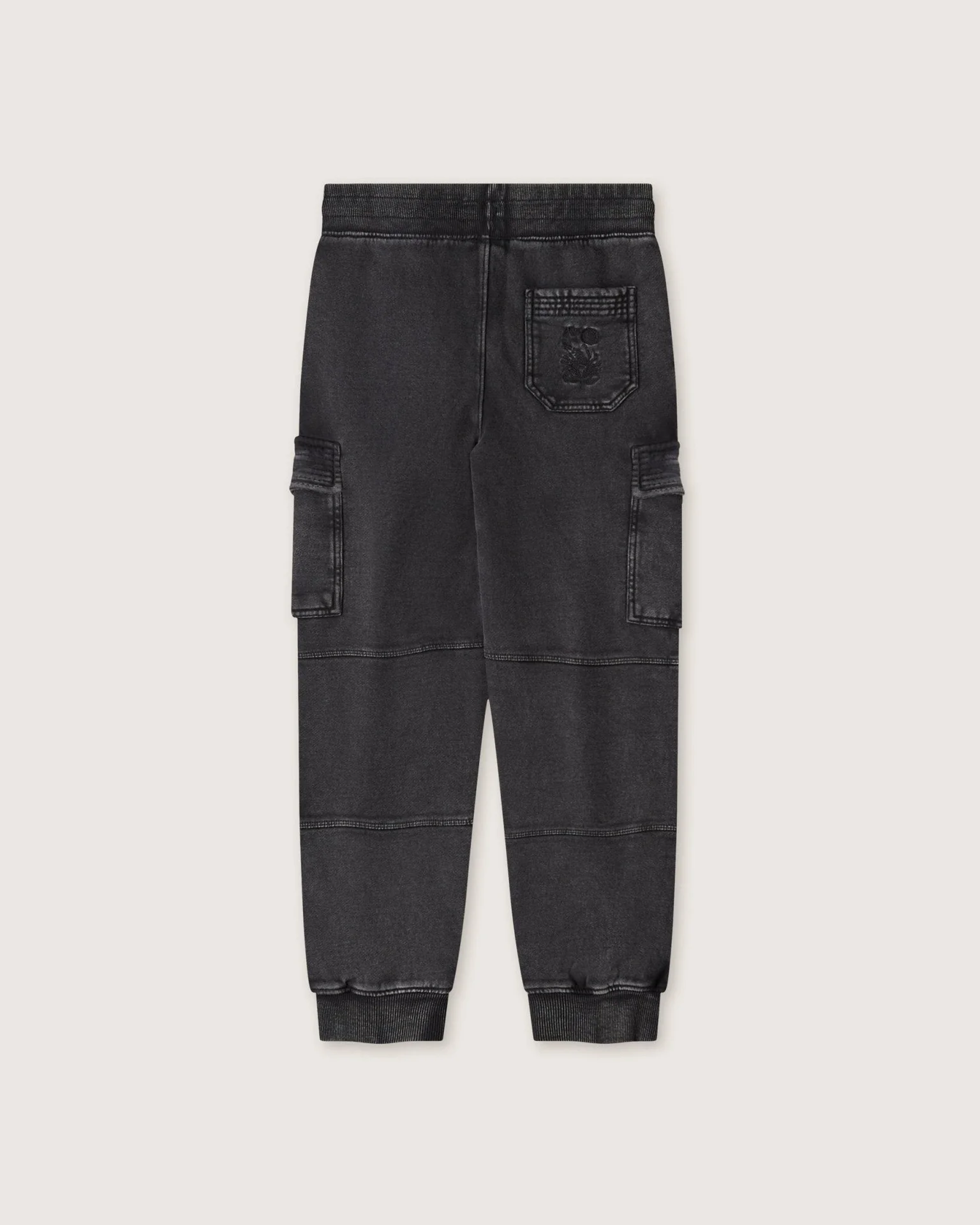Pantaloni jogger cargo in felpa - Image 2