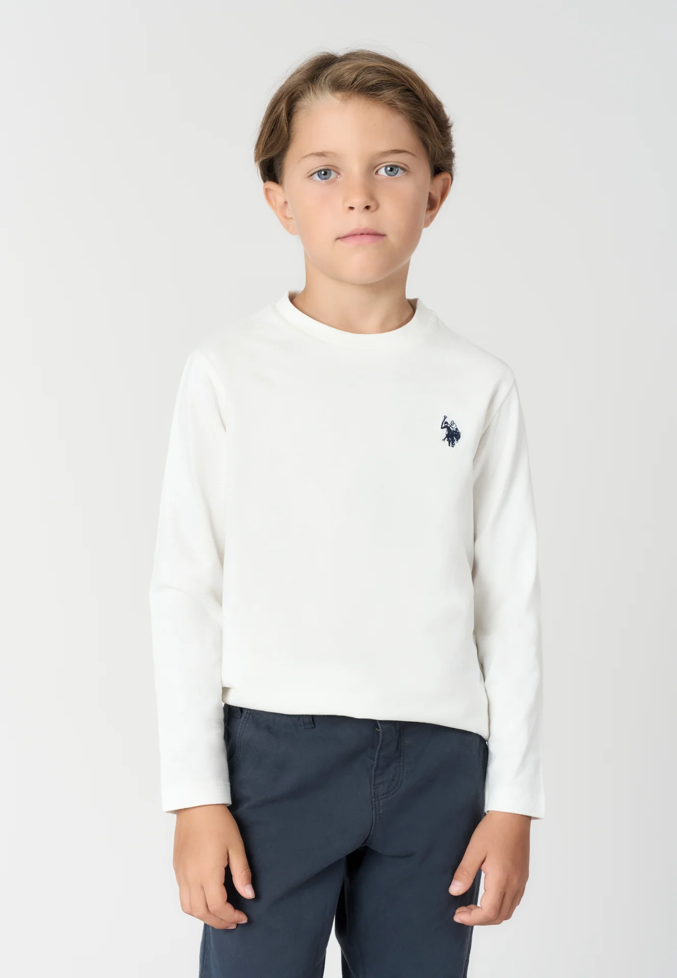 T-shirt a maniche lunghe in cotone - Immagine 1