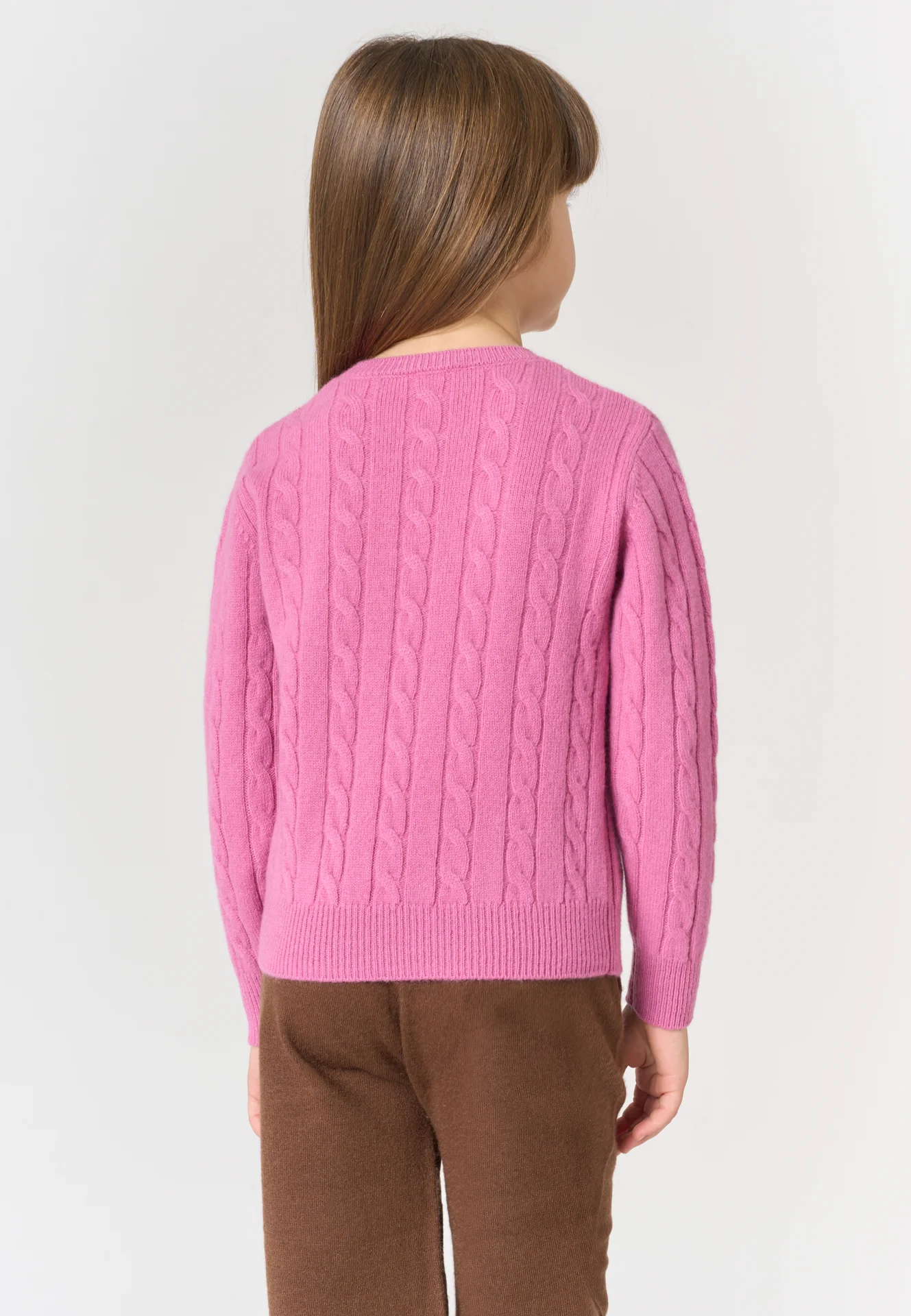 Maglia in lana con lavorazione a trecce - Image 2