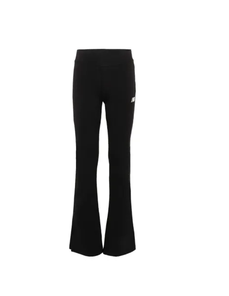 Leggings neri per bambina con logo