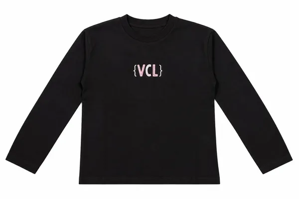 T-shirt con scritta sul retro