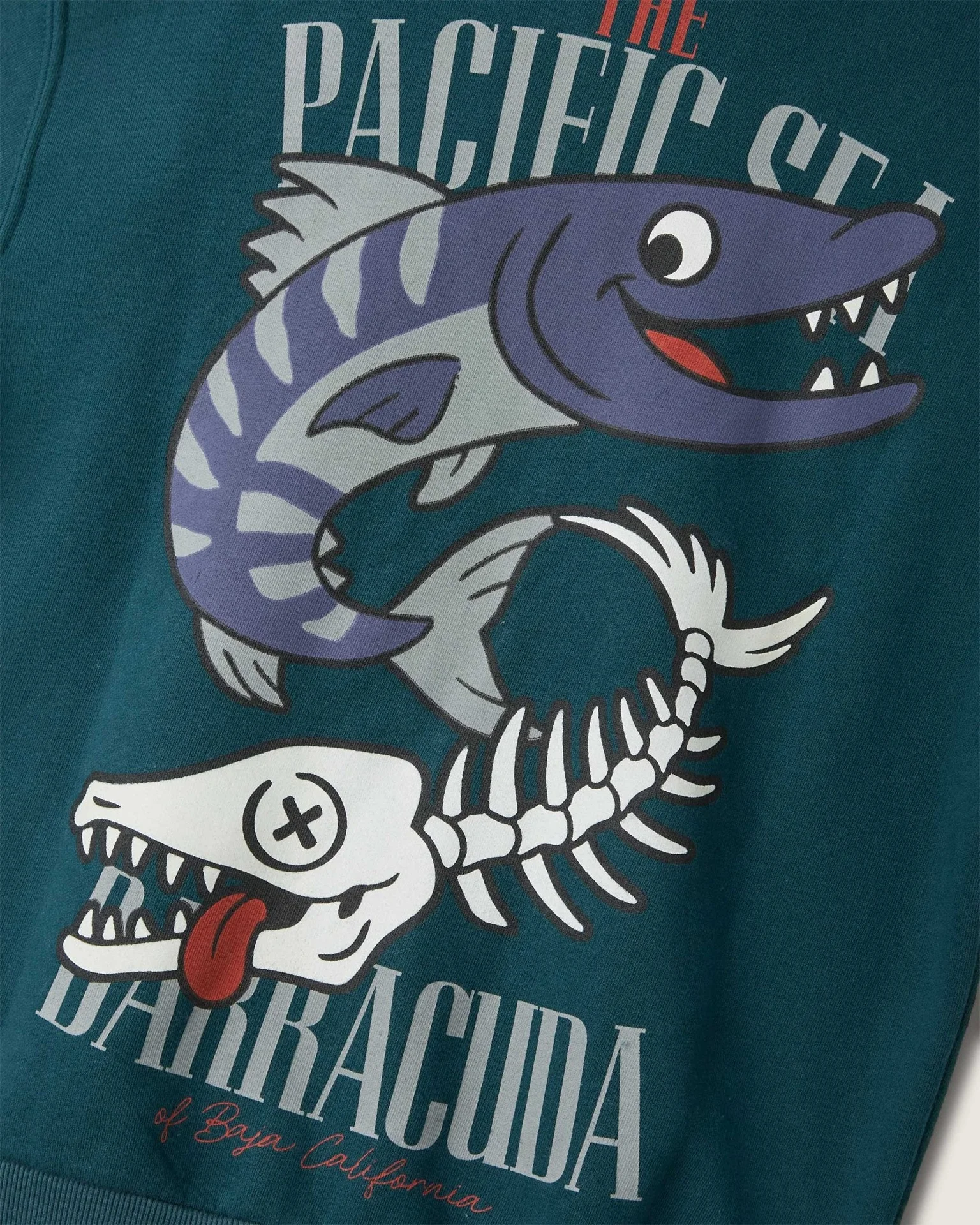 Felpa con cappuccio e zip luminescente Barracuda - Immagine 3