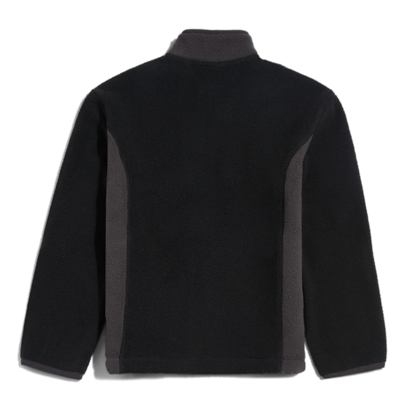 Giacca in borg con zip e collo alto - Immagine 2