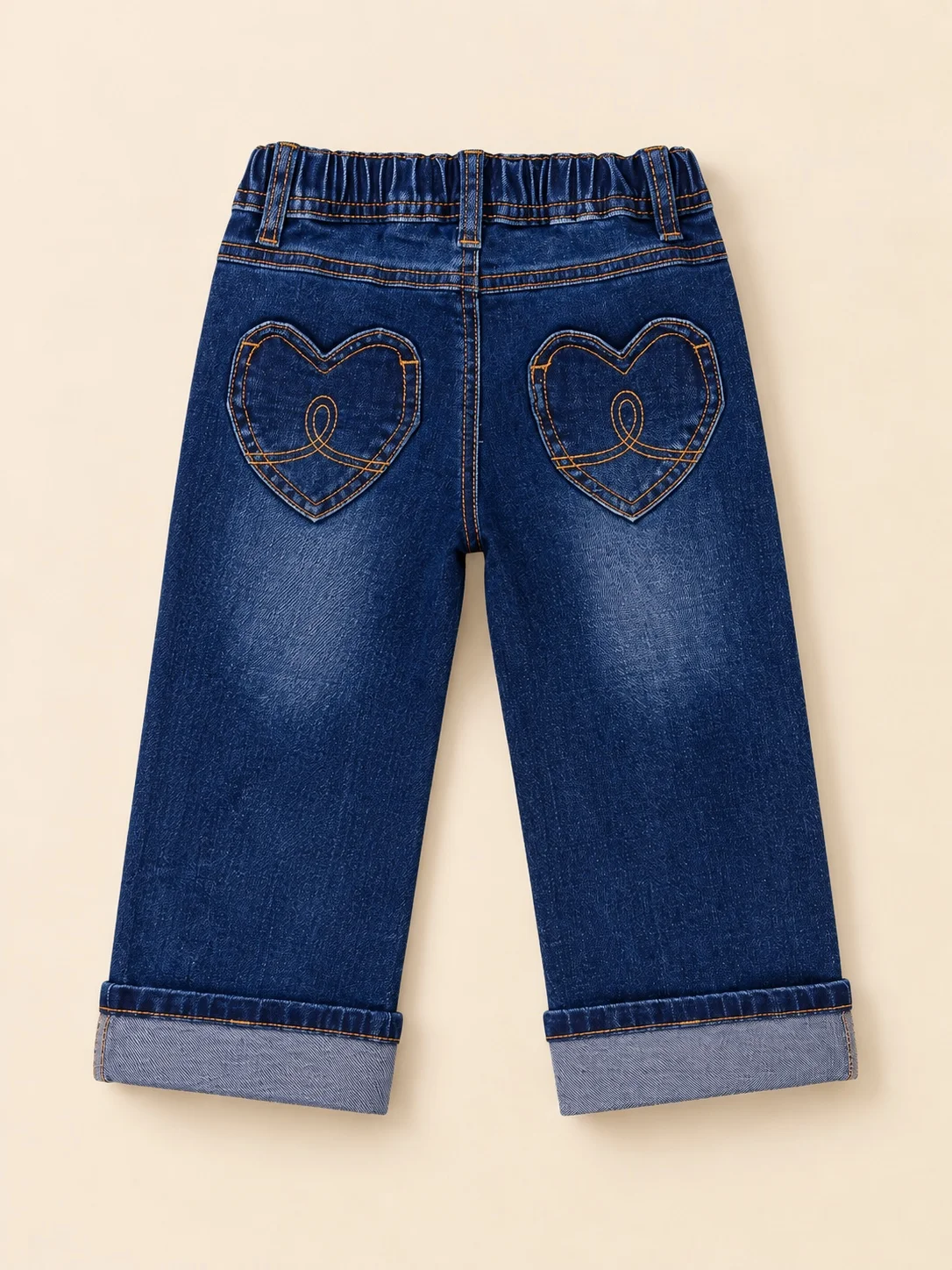 Jeans con vita elasticizzata - Image 2