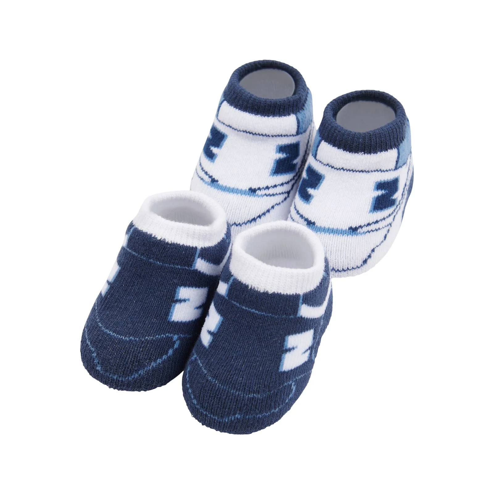 Set 2 paia di calzini per neonato con logo - Image 1