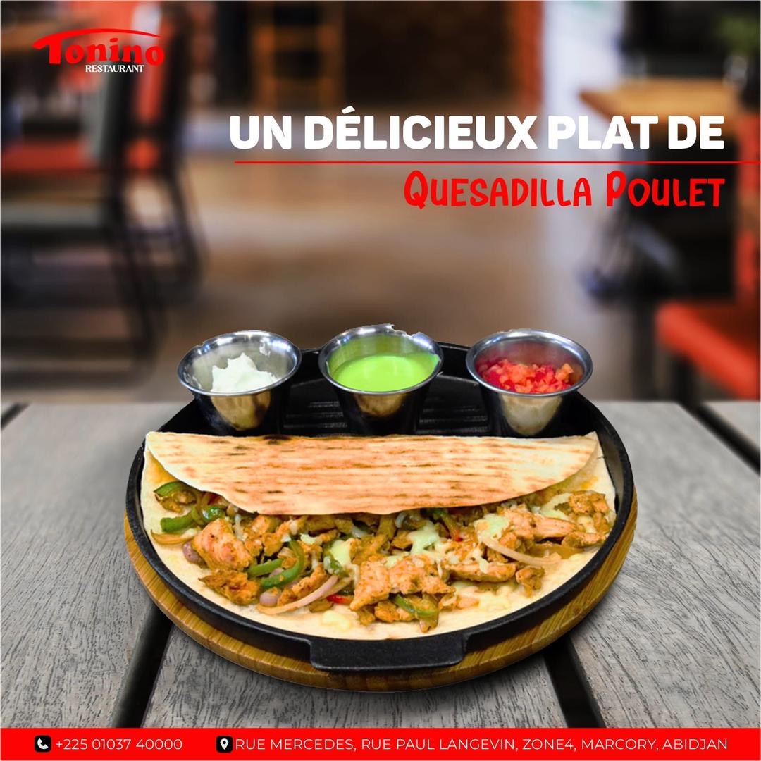 Quesadillas au Poulet, Tonino, Marcory