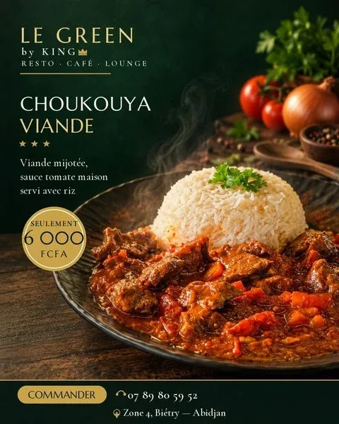 Choukouya Viande, Green by King, Marcory
