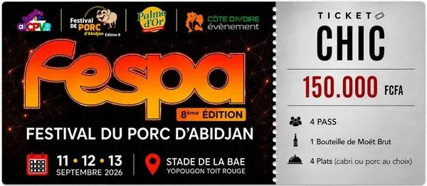 Pass - Chic, Chic Event, Abidjan