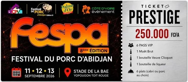 Pass VIP - Prestige, Chic Event, Abidjan