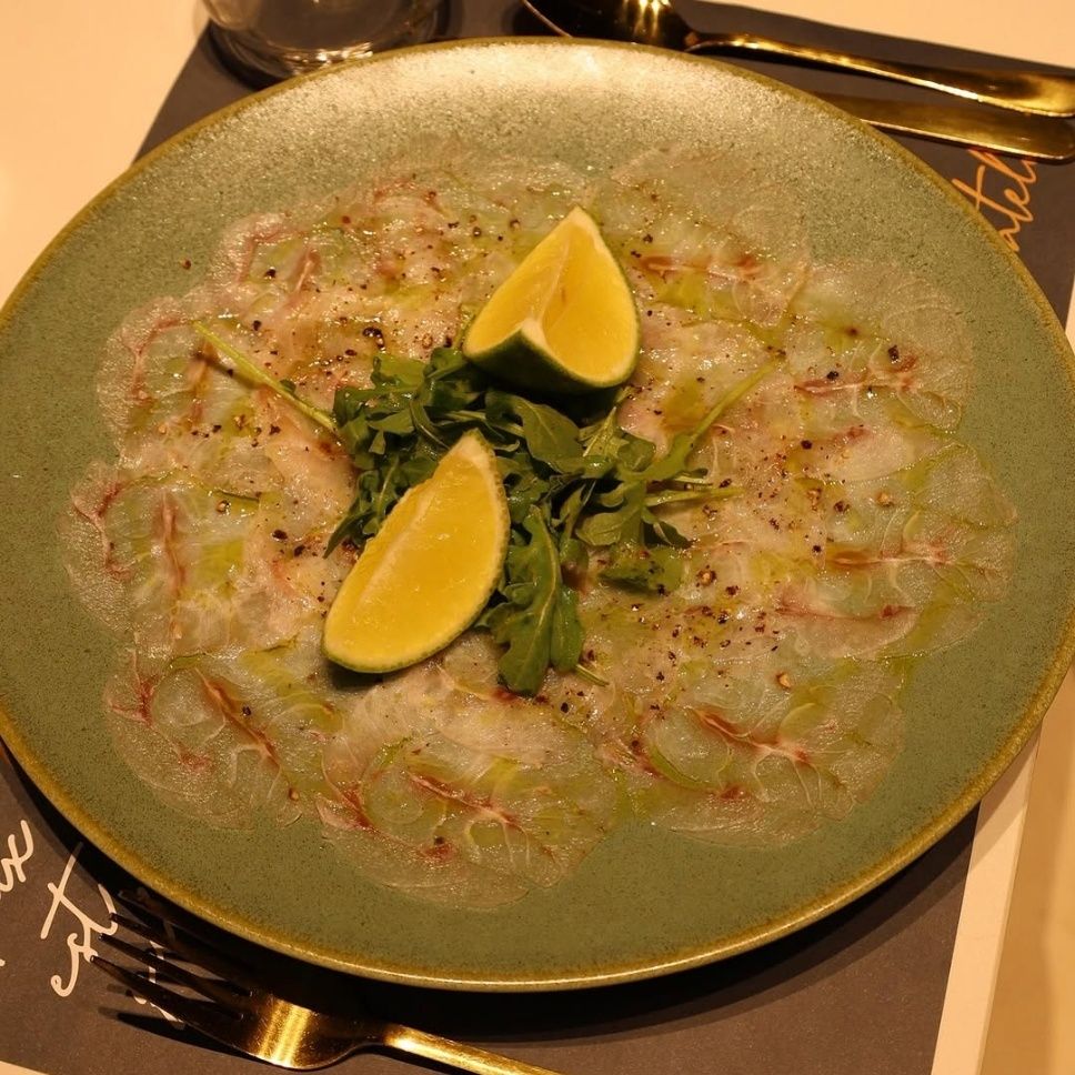 Carpaccio de mérou, Le petit atelier, Marcory