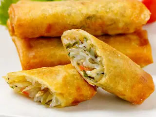 Spring Rolls Légumes, Café Des Jardins, Cocody