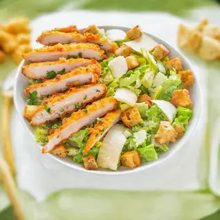Salade César Crispy, Café Des Jardins, Cocody