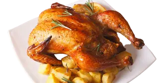 Poulet Rôti, Café Des Jardins, Cocody