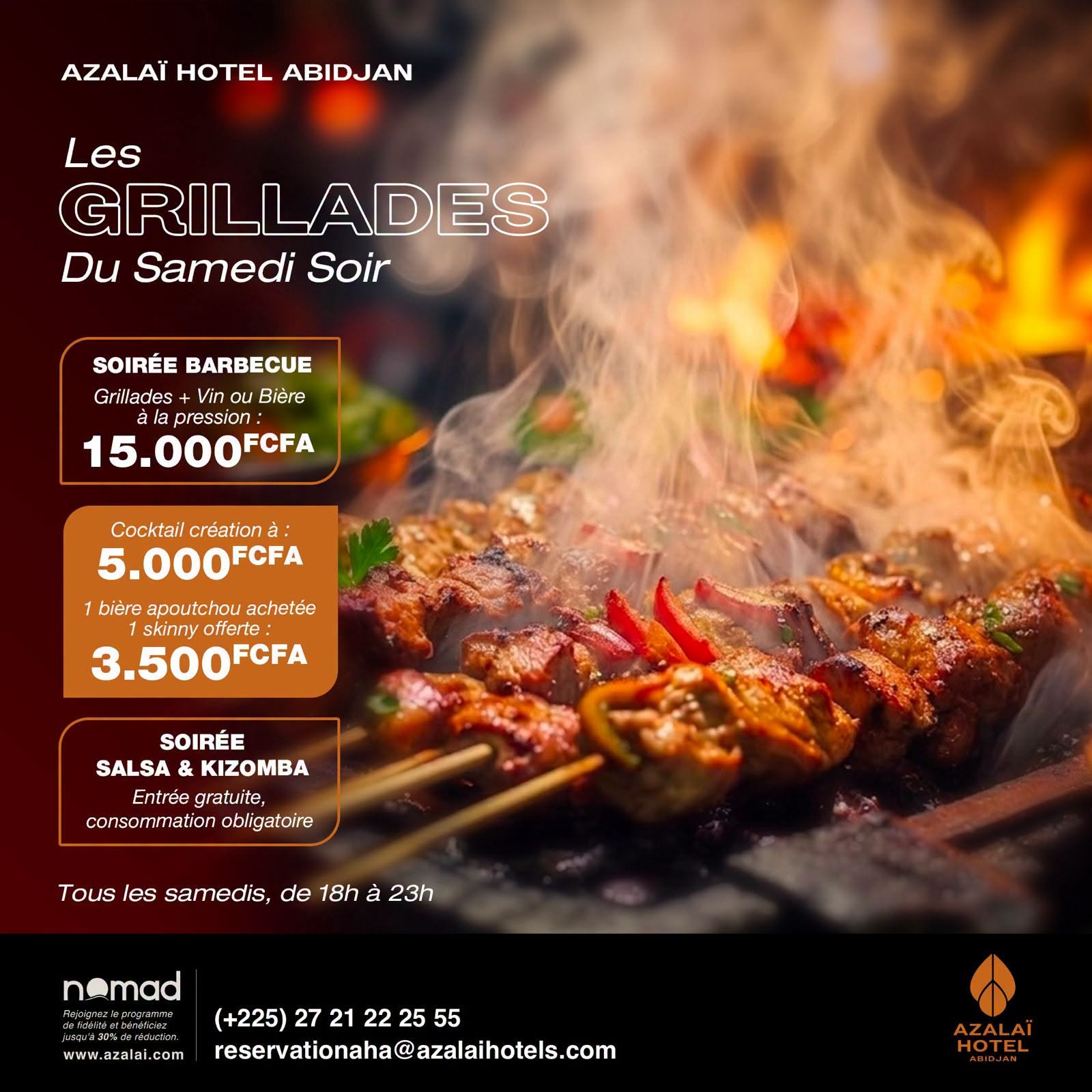 Barbecue Azalaï Hôtel Abidjan, Selections ChicEvent, Abidjan