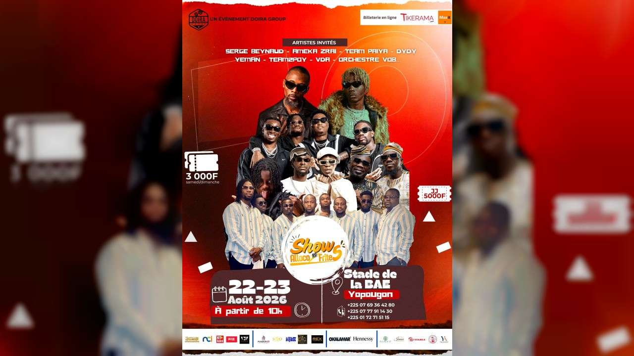Show Alloco VS Frites, Selections ChicEvent, Abidjan