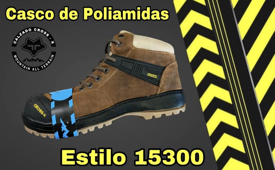 Bota de seguridad Cross X 15300 · casco de poliamidas