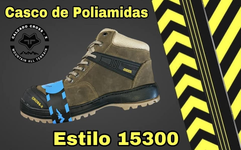 Bota de seguridad Cross X 15300 · casco de poliamidas