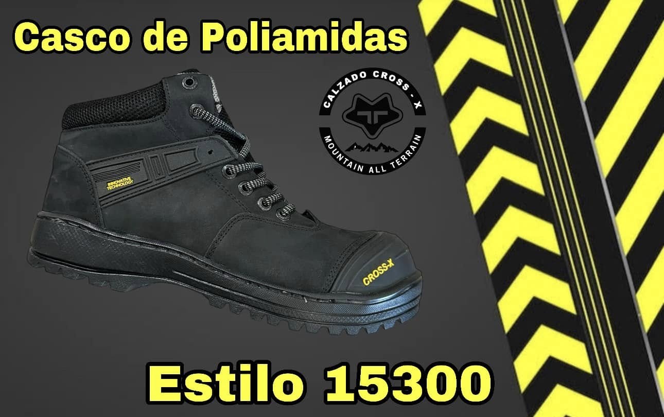 Bota de seguridad Cross X 15300 · casco de poliamidas