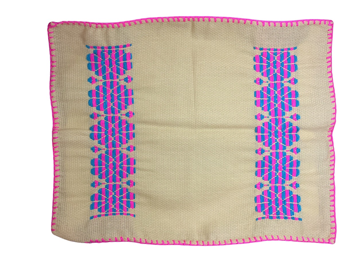 Servilletas artesanales bordadas mazahua (par)