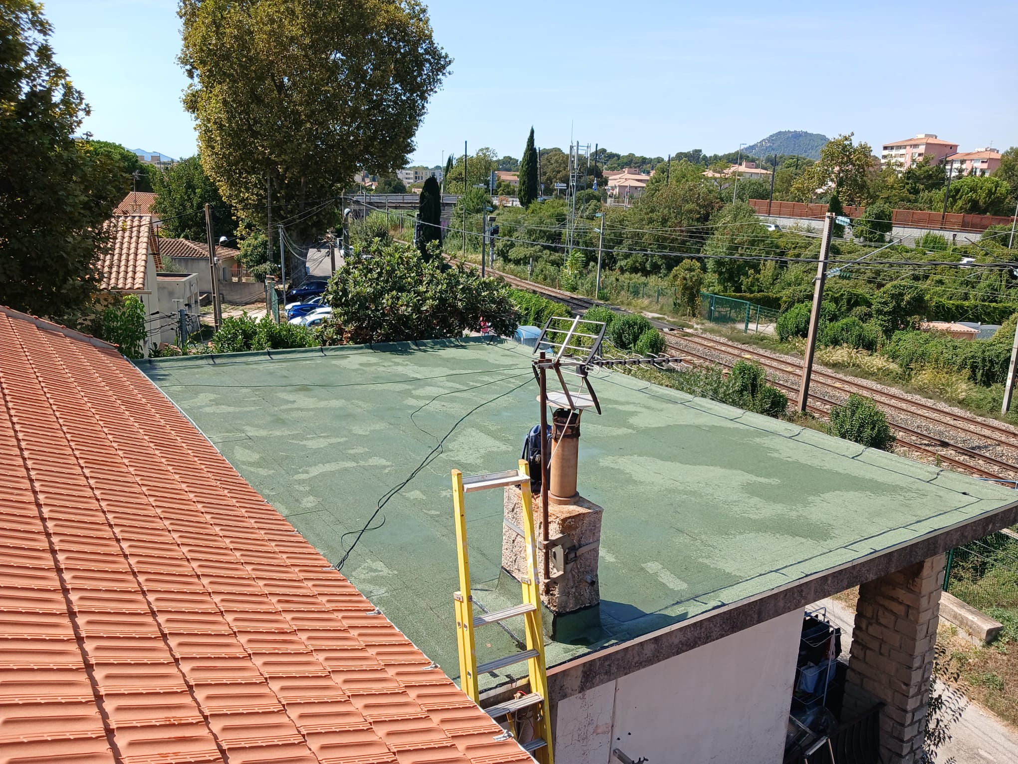 Étanchéité toit plat 70m2 — Aubagne