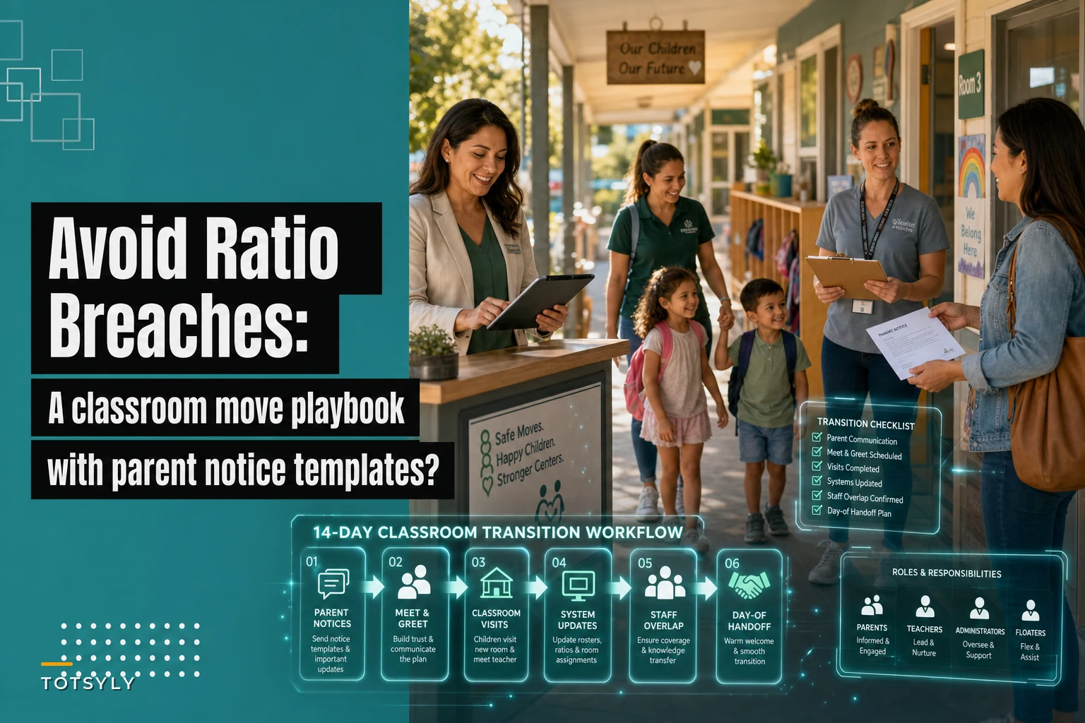 Avoid ratio breaches during transitions: a classroom move playbook with parent notices
