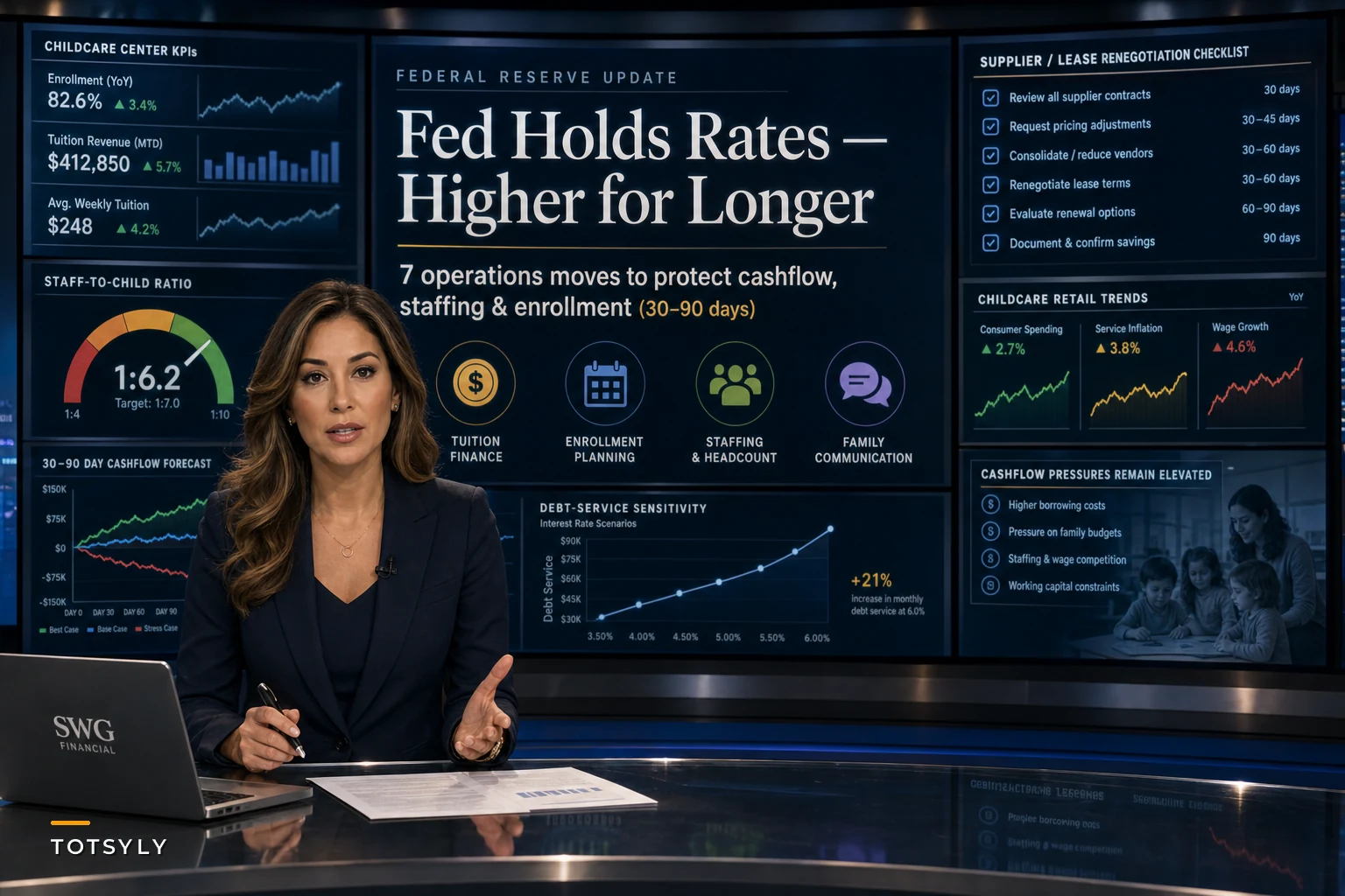 Fed hold and higher-for-longer rates: 7 immediate operations moves for daycare & preschool leaders