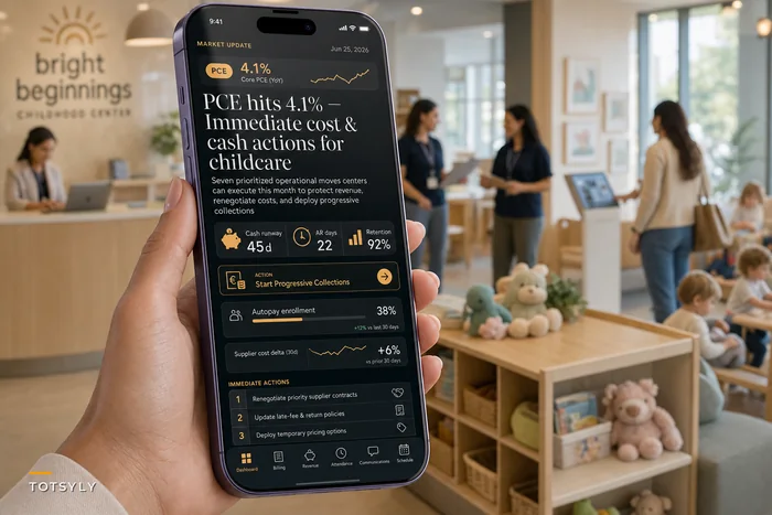 PCE hits 4.1%: 7 immediate operations moves daycare and preschool leaders should make