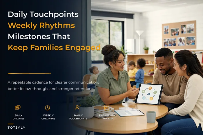 Structured family engagement cadences that measurably improve retention