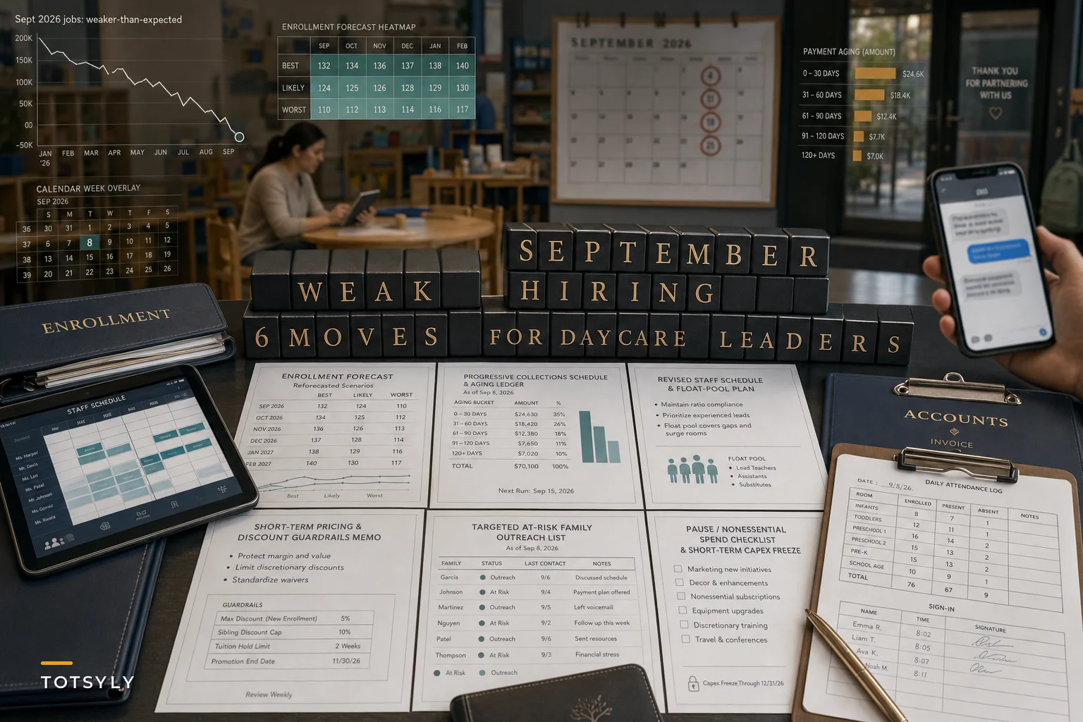 Weak September Hiring: 6 Enrollment, Staffing, and Billing Moves Daycare & Preschool Leaders Should Make Now