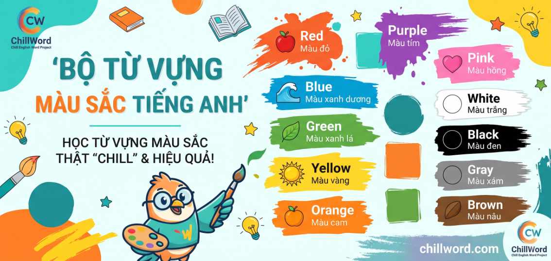 Màu sắc trong tiếng Anh