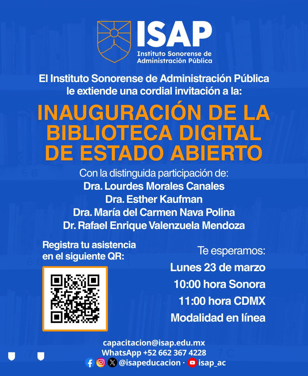 INAGURACION DE LA BIBLIOTECA DIGITAL DE ESTADO ABIERTO