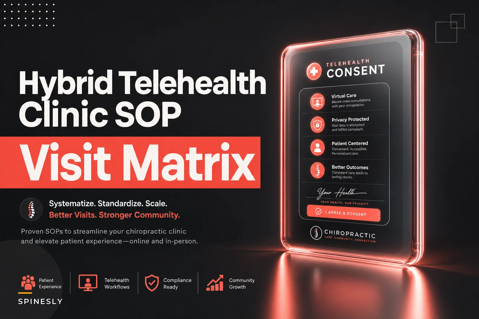 A Clinic SOP for Hybrid Telehealth Visits: Scheduling Rules, Consent Capture and Billing Matrix for Chiropractors