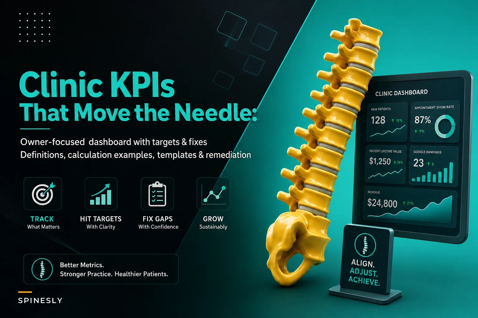 Clinic KPIs That Actually Move the Needle: An Owner-Focused Dashboard, Targets and Fixes for Chiropractors