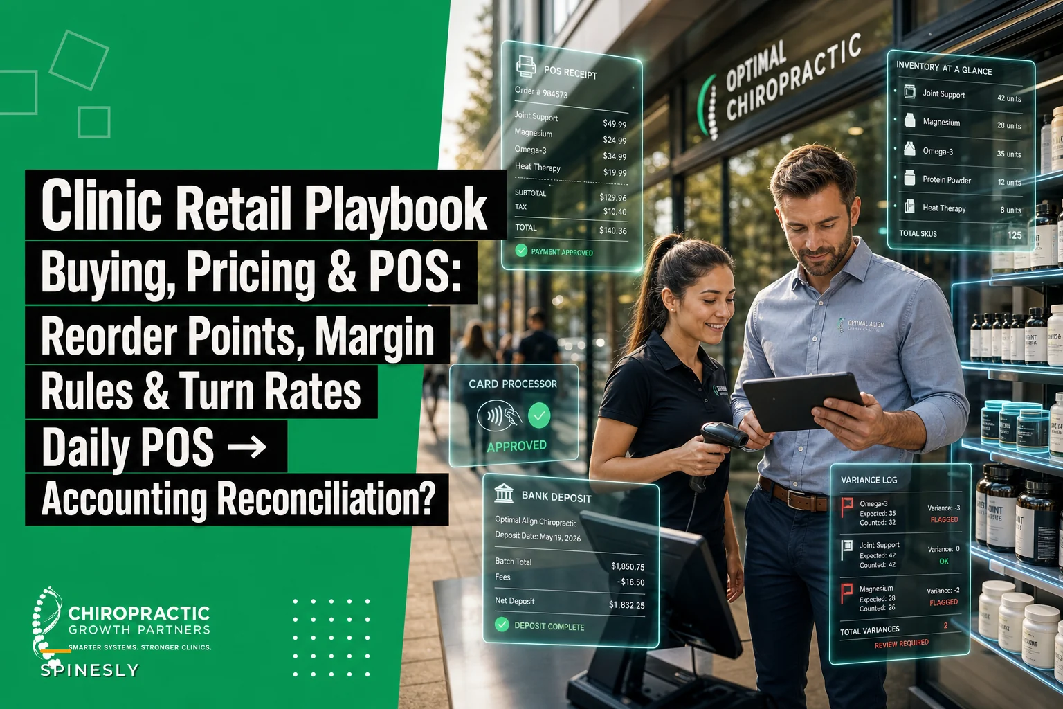 Clinic Retail Playbook: Buying, Pricing and POS Reconciliation for Chiropractic Practices